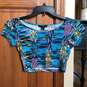 Aztec crop top